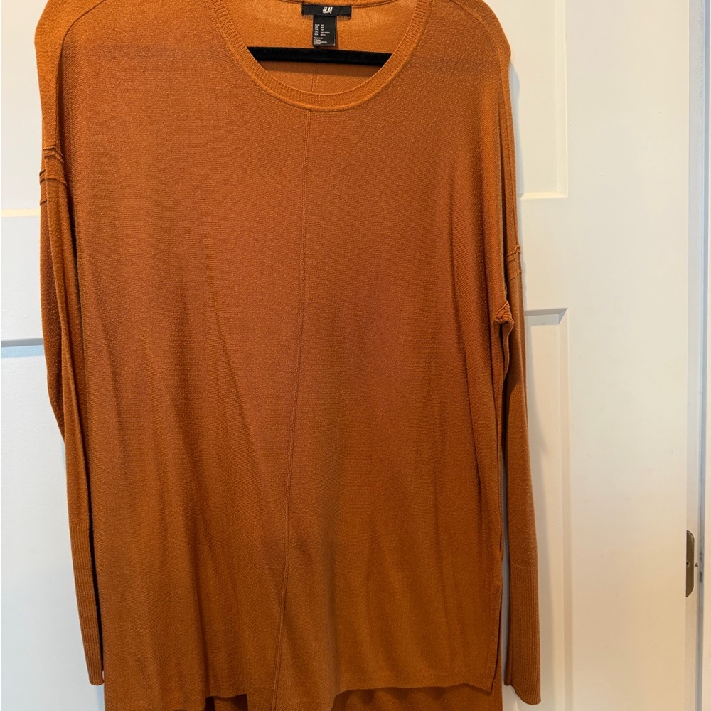 H&M Rust Long Sleeve Top